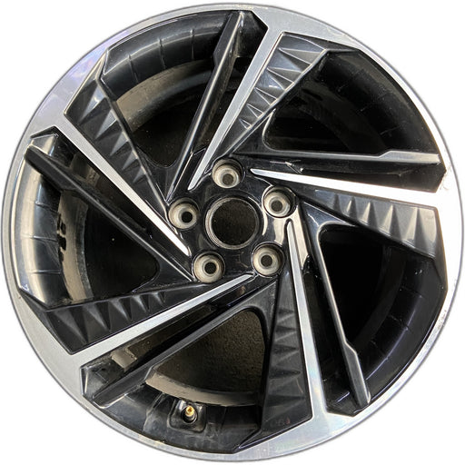 18" ELANTRA 21-23 18x8 Original OEM Wheel Rim - Front View