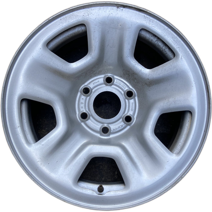 18" DODGE 1500 PICKUP 19-21 , 18x7.5 , Original OEM Wheel Rim - Front View