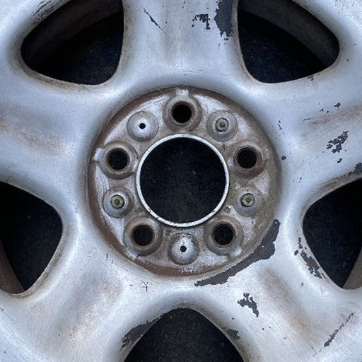 15" CHEROKEE 93-94 15x7 steel 5 spoke dimpled spokes Original OEM Wheel Rim - Angle View