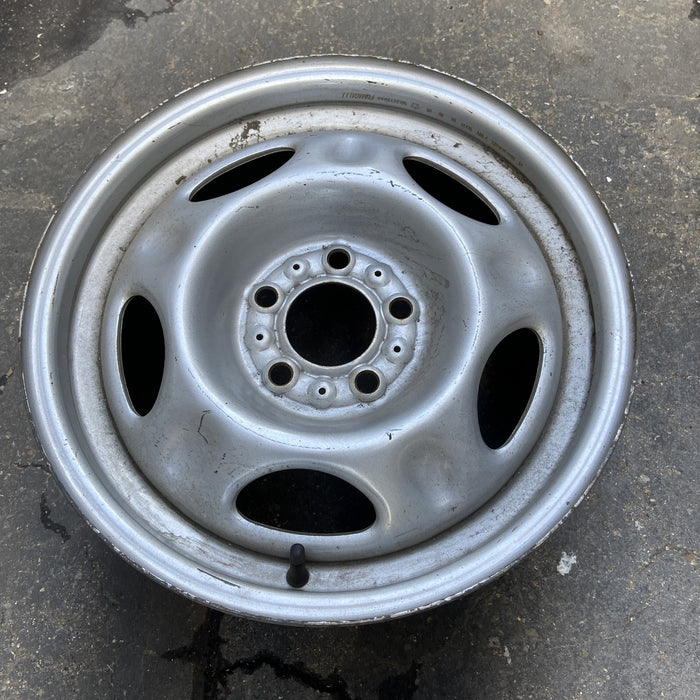 16" LIBERTY 02 , steel, dimples in spoke Original OEM Wheel Rim - Side Profile