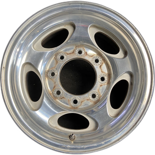 16" EXCURSION 00-05 , aluminum, 5 oval openings Original OEM Wheel Rim - Front View