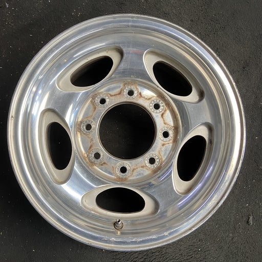 16" EXCURSION 00-05 , aluminum, 5 oval openings Original OEM Wheel Rim - Angle View