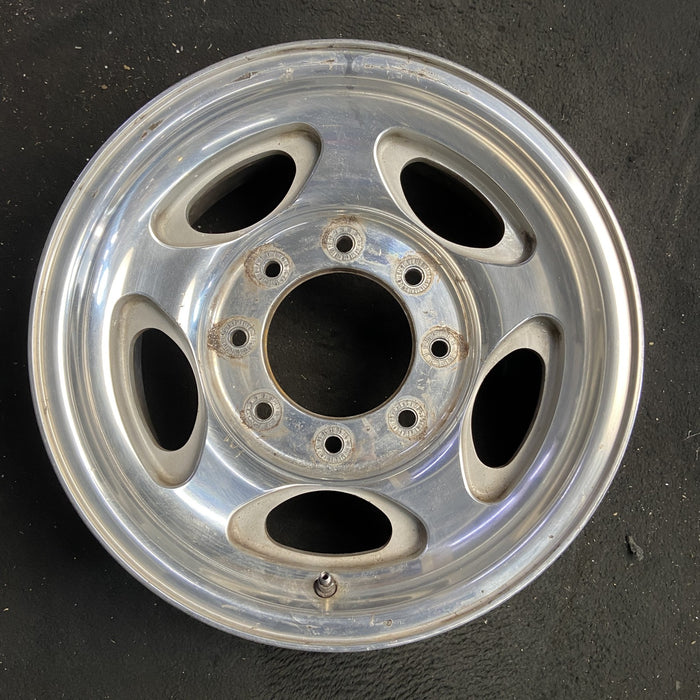 16" EXCURSION 00-05 , aluminum, 5 oval openings Original OEM Wheel Rim - Angle View