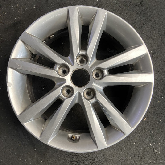 16" SONATA 15 16x6.5 alloy 10 spoke Original OEM Wheel Rim - Front View