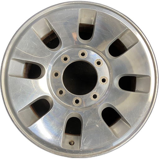 18" FORD F250SD PICKUP 08 18x8 , 8 slots, , rounded off slots Original OEM - Front View