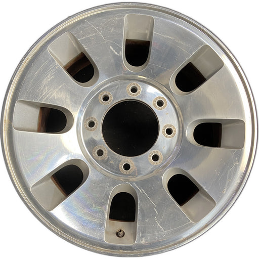 18" FORD F250SD PICKUP 08 18x8 , 8 slots, , rounded off slots Original OEM - Front View