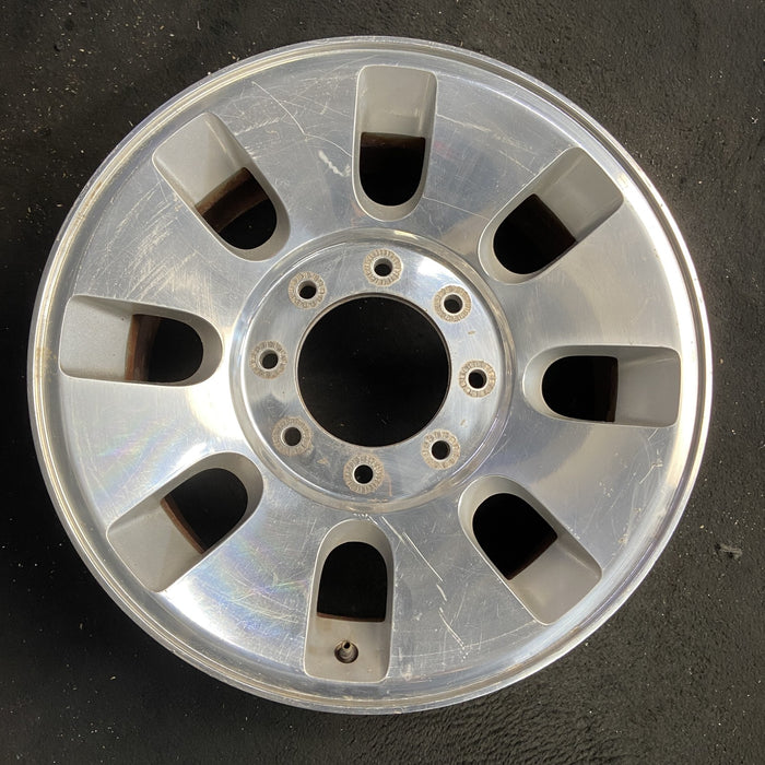 18" FORD F250SD PICKUP 08 18x8 , 8 slots, , rounded off slots Original OEM - Angle View