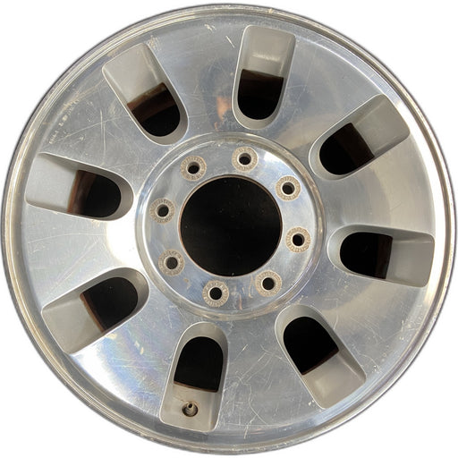18" FORD F250SD PICKUP 08 18x8 , 8 slots, , rounded off slots Original OEM - Front View