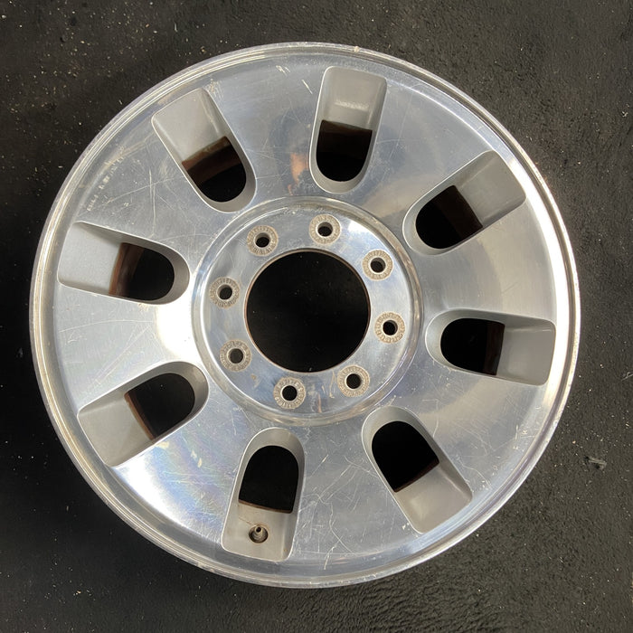 18" FORD F250SD PICKUP 08 18x8 , 8 slots, , rounded off slots Original OEM - Angle View