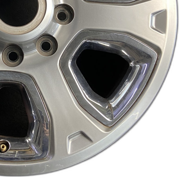 20" DODGE 2500 PICKUP 14 20x8 6 spoke w/chrome inserts opt WRJ Original OEM - Close-Up Detail