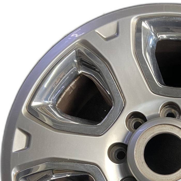 20" DODGE 2500 PICKUP 14 20x8 6 spoke w/chrome inserts opt WRJ Original OEM - Angle View