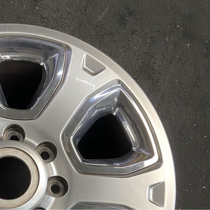20" DODGE 2500 PICKUP 14 20x8 6 spoke w/chrome inserts opt WRJ Original OEM - Close-Up Detail