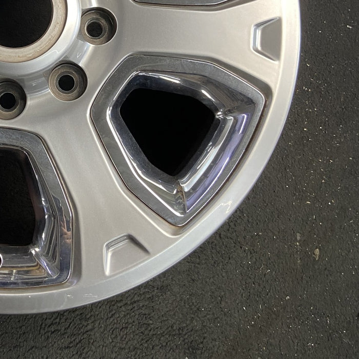20" DODGE 2500 PICKUP 14 20x8 6 spoke w/chrome inserts opt WRJ Original OEM - Back View