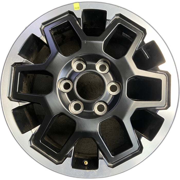 18" 4 RUNNER 25 18x7.5, machined finish Original OEM Wheel Rim - Front View