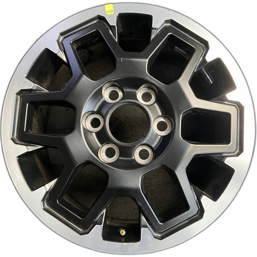 18" 4 RUNNER 25 18x7.5, machined finish Original OEM Wheel Rim - Front View