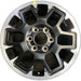 18" 4 RUNNER 25 18x7.5, machined finish Original OEM Wheel Rim - Front View