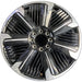 24" ESCALADE IQ 25 , single spoke, gloss black Original OEM Wheel Rim - Front View
