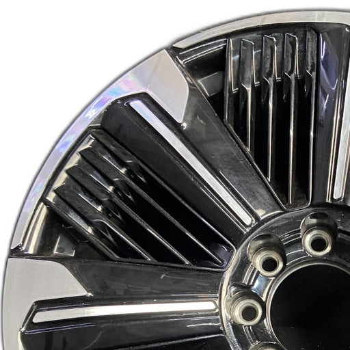 24" ESCALADE IQ 25 24x9 single spoke gloss black opt RDV Original OEM Wheel Rim - Angle View