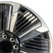 24" ESCALADE IQ 25 24x9 single spoke gloss black opt RDV Original OEM Wheel Rim - Side Profile