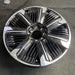 24" ESCALADE IQ 25 , single spoke, gloss black Original OEM Wheel Rim - Side Profile