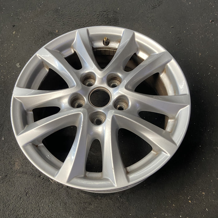 16" MAZDA 3 14-16 16x6.5, alloy, Original OEM Wheel Rim - Close-Up Detail