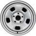 17" DODGE 1500 PICKUP 13 , 17x7, steel Original OEM Wheel Rim - Front View