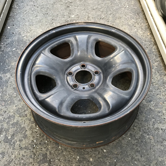 18" CHARGER 06-07 18x7.5, steel Original OEM Wheel Rim - Back View