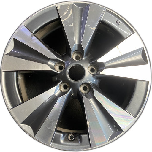 17" LEAF 13-17 17x6.5, Original OEM Wheel Rim - Front View