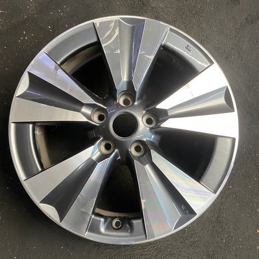 17" LEAF 13-17 17x6.5, Original OEM Wheel Rim - Angle View