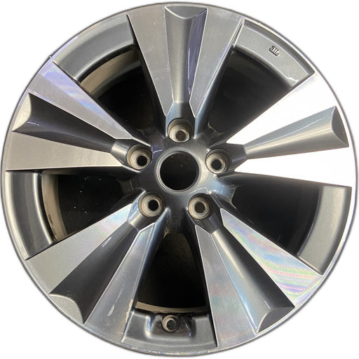 17" LEAF 13-17 17x6.5, Original OEM Wheel Rim - Front View