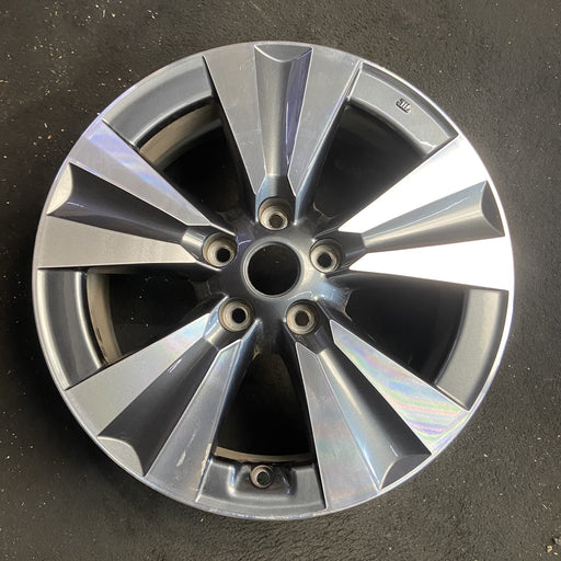 17" LEAF 13-17 17x6.5, Original OEM Wheel Rim - Angle View