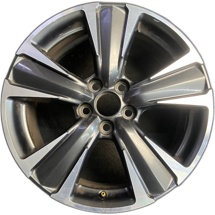 18" UX200 19-23 18x7 alloy 5 spoke Original OEM Wheel Rim - Front View