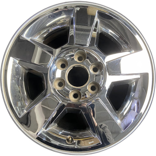 18" AVALANCHE 1500 09-10 18x8", , exposed lug nuts Original OEM Wheel Rim - Front View