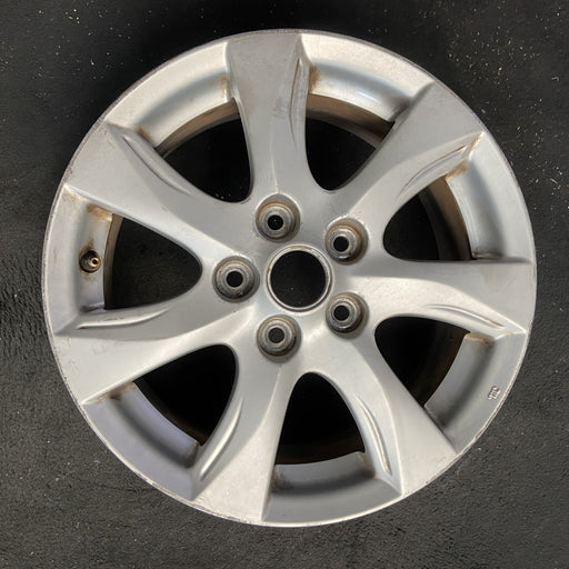 16" MAZDA 3 10-11 16x6.5, alloy, Original OEM Wheel Rim - Angle View