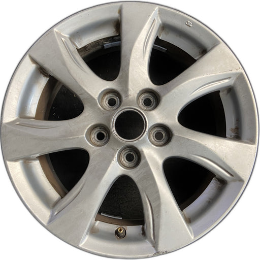 16" MAZDA 3 10-11 16x6.5, alloy, Original OEM Wheel Rim - Front View