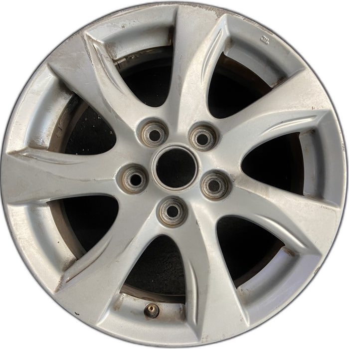16" MAZDA 3 10-11 16x6.5, alloy, Original OEM Wheel Rim - Front View