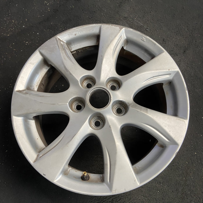 16" MAZDA 3 10-11 16x6.5, alloy, Original OEM Wheel Rim - Side Profile