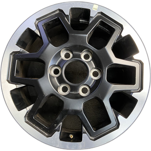 18" 4 RUNNER 25 18x7.5, machined finish Original OEM Wheel Rim - Front View