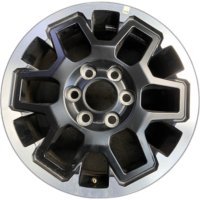 18" 4 RUNNER 25 18x7.5, machined finish Original OEM Wheel Rim - Front View