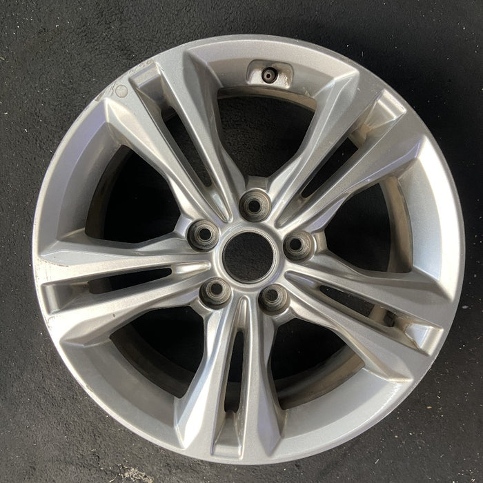 17" SONATA 18-19 17x7 alloy gasoline US built Original OEM Wheel Rim - Front View