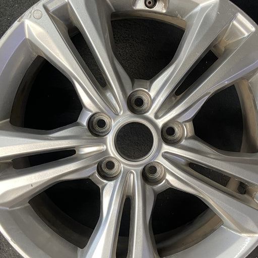 17" SONATA 18-19 17x7 alloy gasoline US built Original OEM Wheel Rim - Angle View