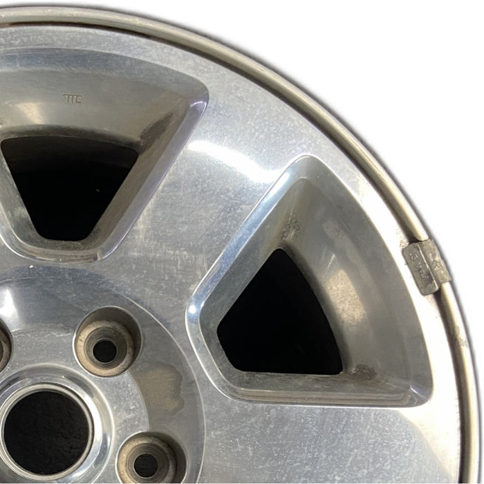 17" COMMANDER 06 17x7.5 aluminum 6 spoke Original OEM Wheel Rim - Side Profile
