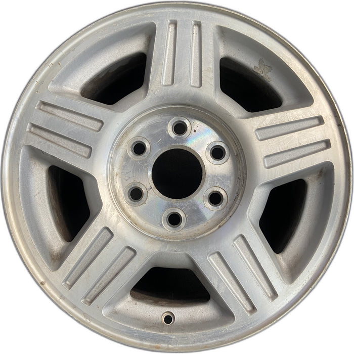 17" AVALANCHE 1500 07-08 17x7.5", aluminum, , double groove in each spoke - Front View
