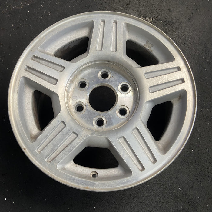17" AVALANCHE 1500 07-08 17x7.5", aluminum, , double groove in each spoke - Side Profile