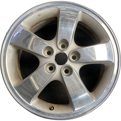17" STRATUS 03-05 Cpe, 17x6.5 , chrome Original OEM Wheel Rim - Front View
