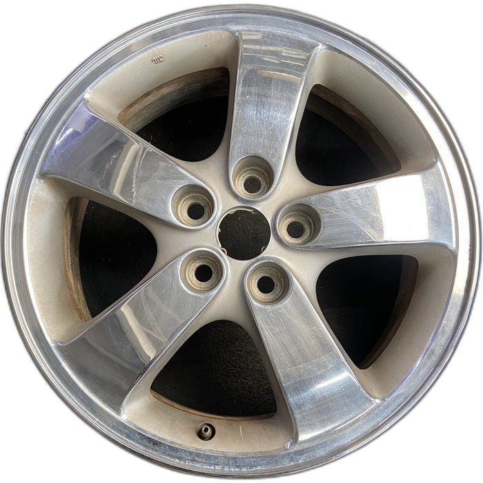 17" STRATUS 03-05 Cpe, 17x6.5 , chrome Original OEM Wheel Rim - Front View