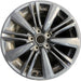 17" Original OEM Wheel Rim - Front View