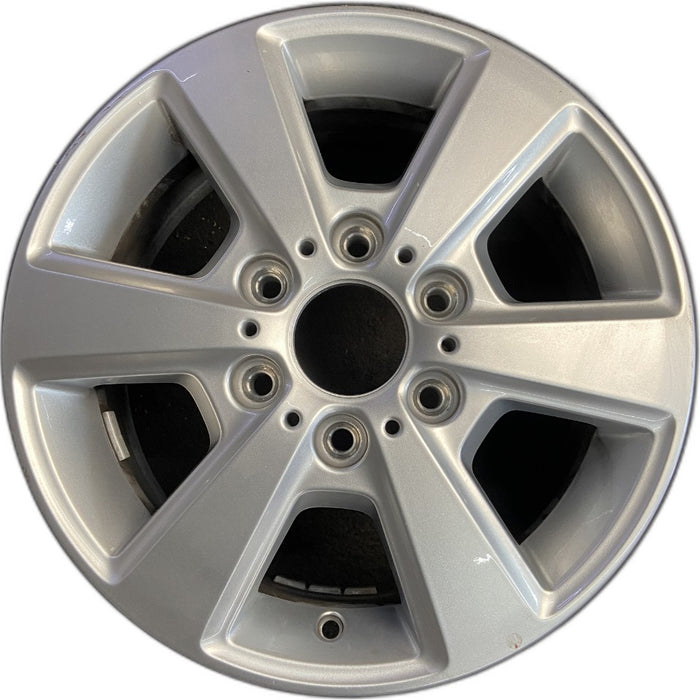 16" ESPRINTER 2500 24-25 16x6.5 aluminum 6 spoke Original OEM Wheel Rim - Front View