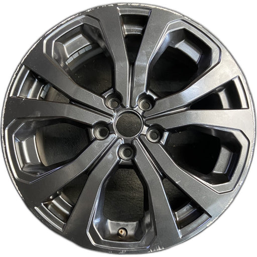 18" FORESTER 19-20 18x7 alloy w/o machined face Original OEM Wheel Rim - Front View
