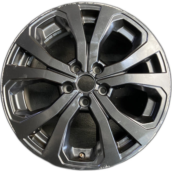 18" FORESTER 19-20 18x7 alloy w/o machined face Original OEM Wheel Rim - Front View